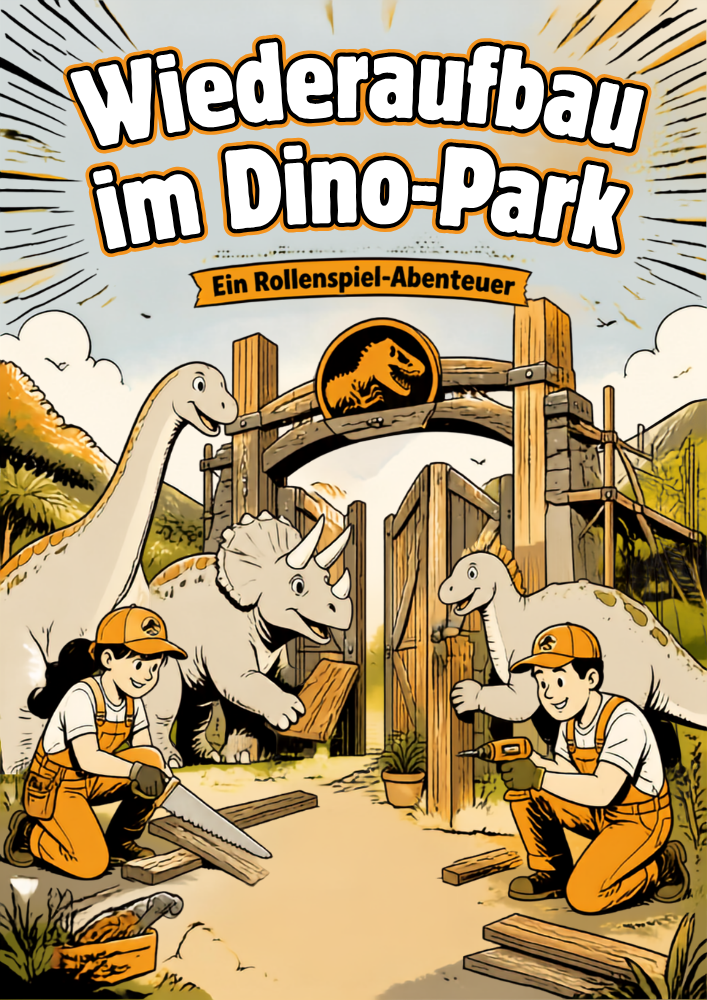 Wiederaufbau im Dino Park